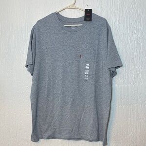 Levi's Heather Gray Crew Neck Tee Men Size XL